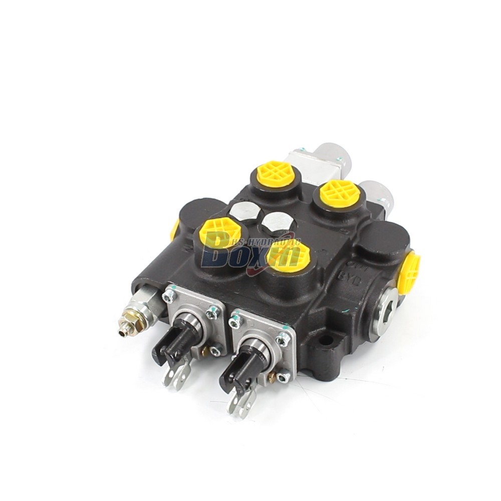 Durable RD5200NPT-QTW-OT 2 Spool Hydraulic Control Valve for Construction Equipment main image