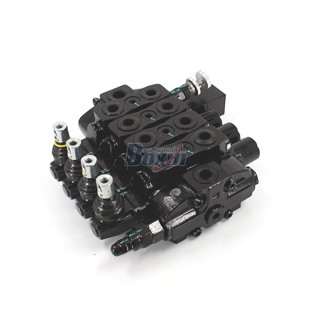 OEM and Custom SD8-OTAMW Manual 4 Spool Sectional Directional Valve with Private Label Services main image