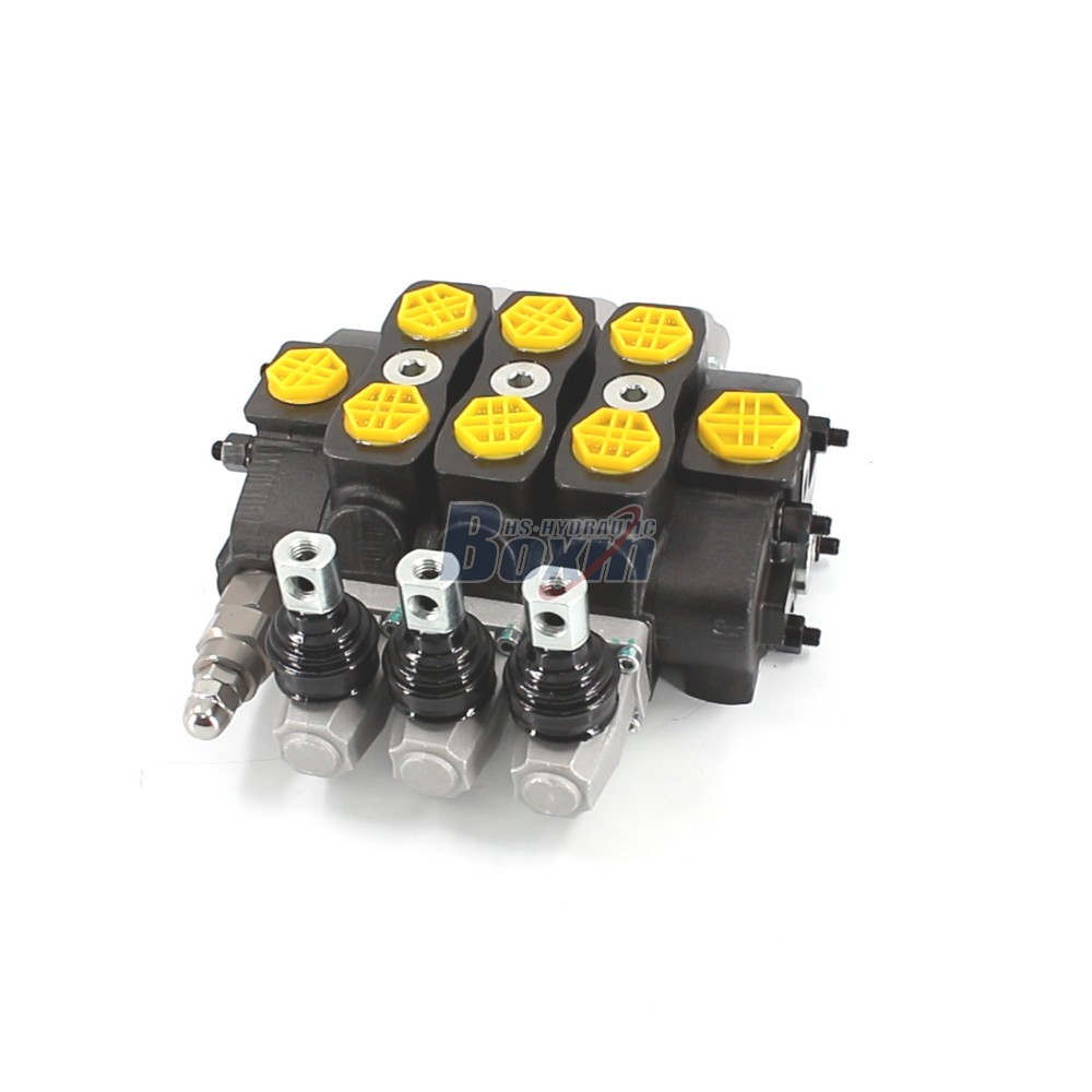 Industrial Grade SD8 Manual 3 Spool Directional Control Valve main image