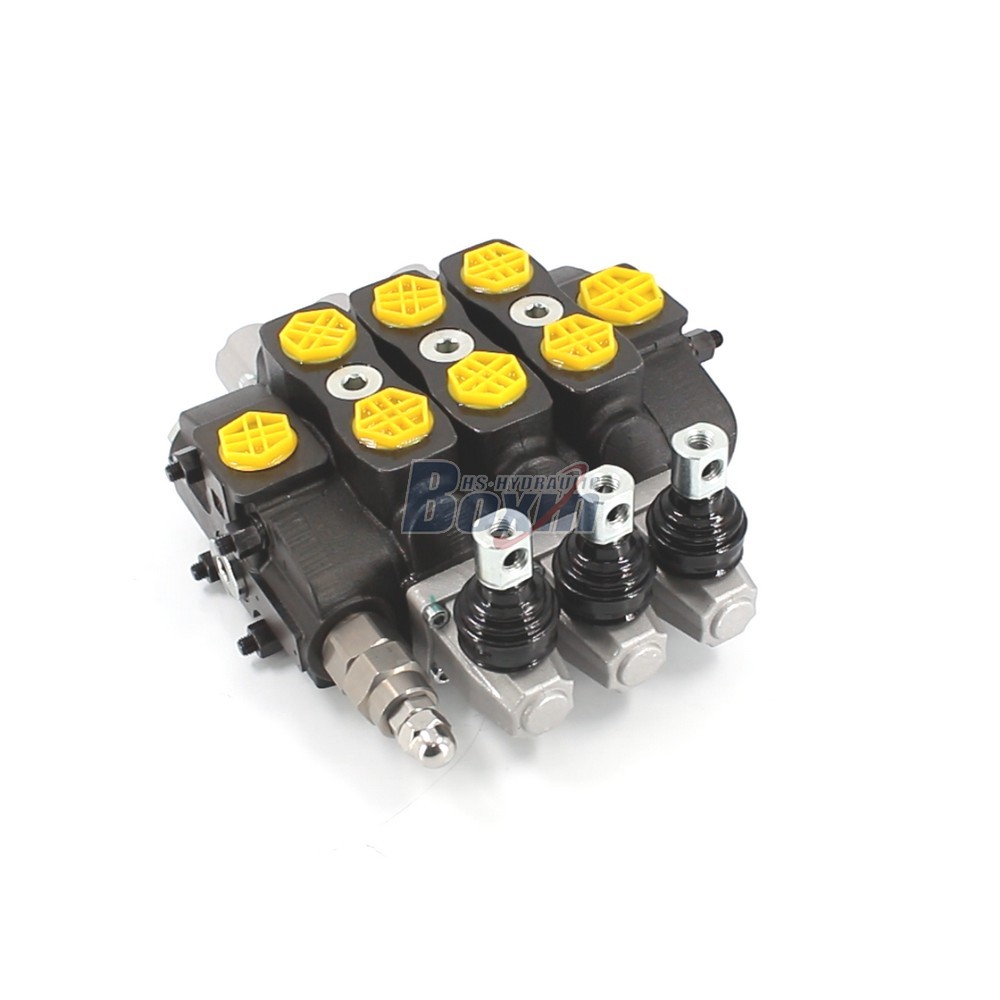 Industrial Grade SD8 Manual 3 Spool Directional Control Valve main image