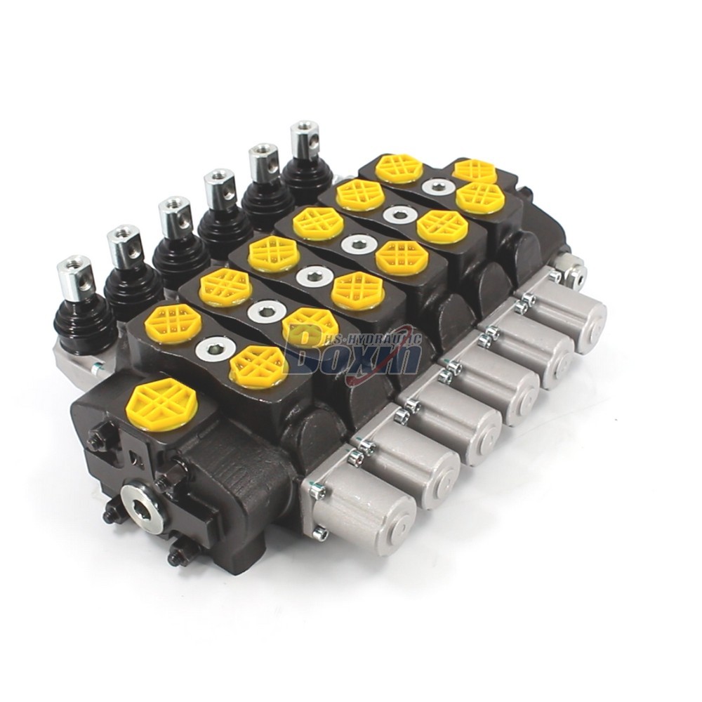 SD8 Series 6 Spool Hydraulic Sectional Control Valve main image