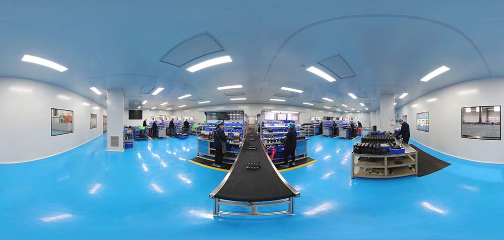 Vista panoramica a 360° della fabbrica Boxinhuasheng Hydraulic