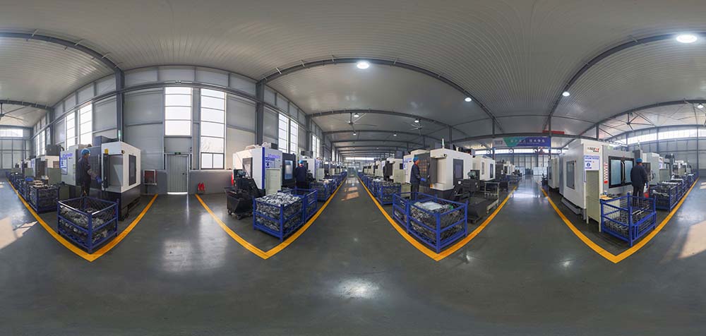 Vista panoramica a 360° della fabbrica Boxinhuasheng Hydraulic