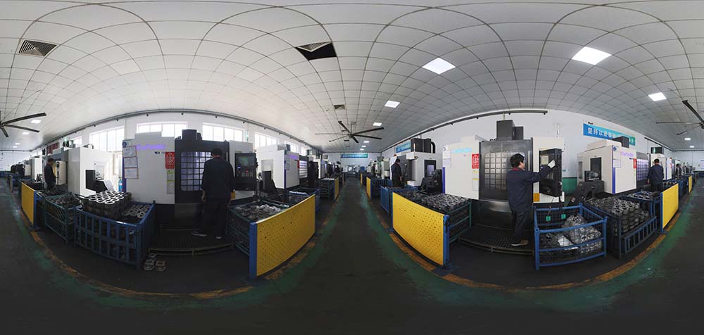 Vista panoramica a 360° della fabbrica Boxinhuasheng Hydraulic
