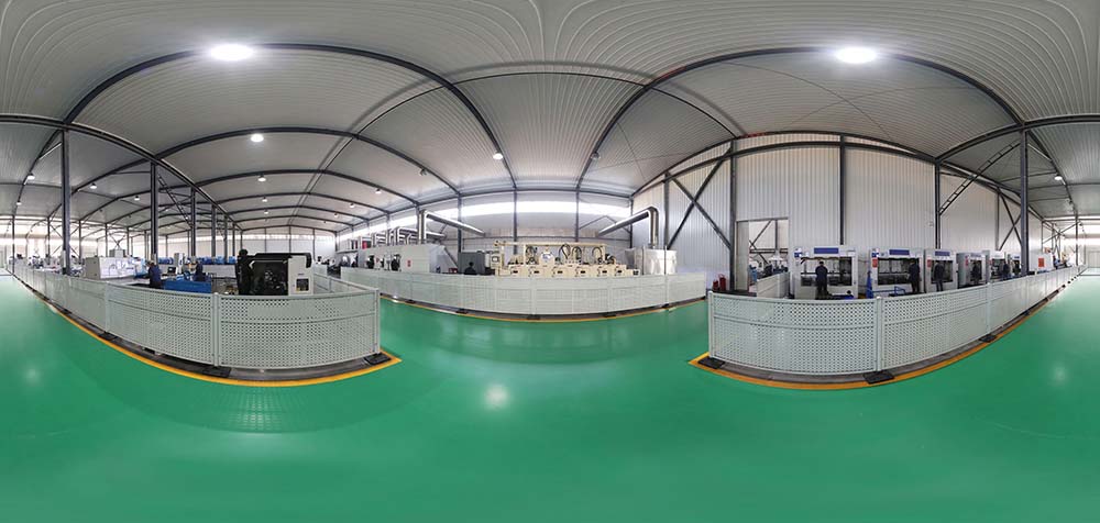 Vista panoramica a 360° della fabbrica Boxinhuasheng Hydraulic