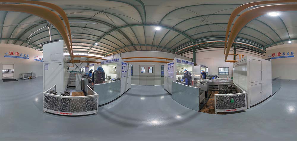 Vista panoramica a 360° della fabbrica Boxinhuasheng Hydraulic