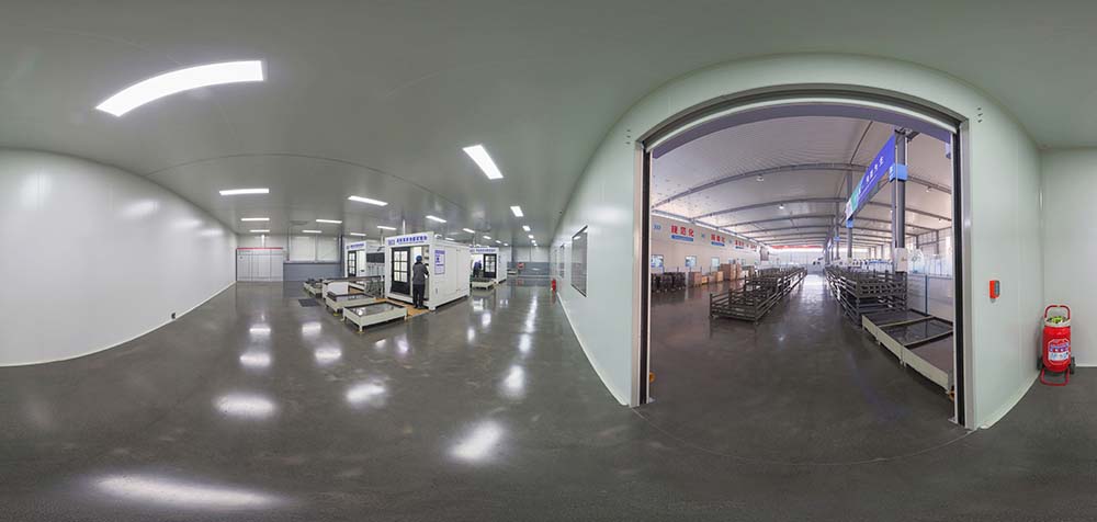 Vista panoramica a 360° della fabbrica Boxinhuasheng Hydraulic