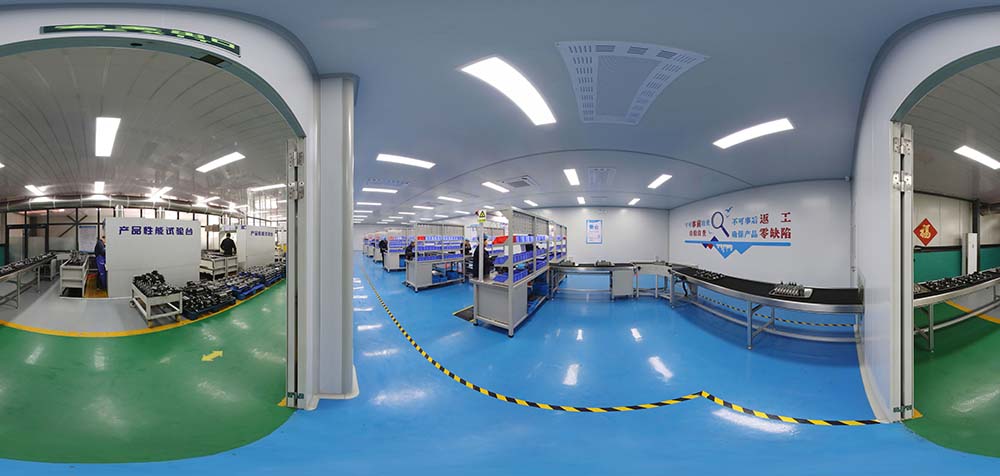 Vista panoramica a 360° della fabbrica Boxinhuasheng Hydraulic